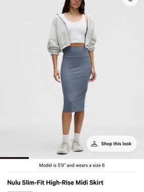 Lululemon Nulu Slim Fit high rise skirt - brand new sz 6